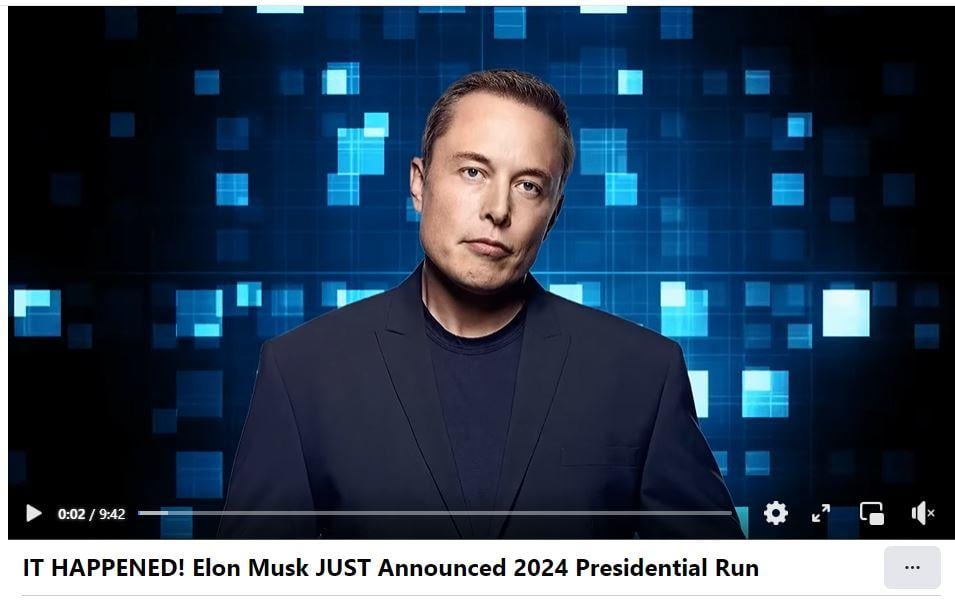 Fact Check Elon Musk Did NOT Announce He Would Run For President, As